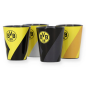 Preview: Borussia Dortmund BVB Schnapsgläser 4er-Set mit Logo verschiedene Designs